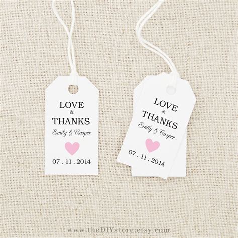 Free Printable Wedding Gift Tags Templates